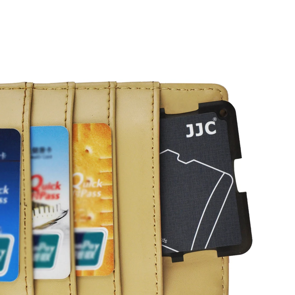 JJC-슬림 메모리 카드 케이스 홀더, 충격 및 충격 방지, SD/Micro SD/TF 카드에 적합, 사진 애호가용