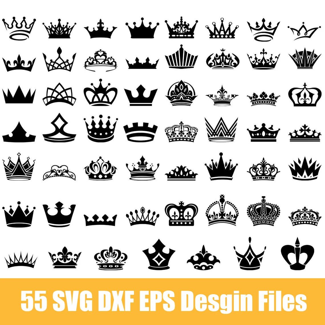 55 Designs Royal Crown Queen Crown SVG DXF EPS PNG Files for Cricut and Silhouette, Dripping Letters,  T-shirt Print multi boring machine for wood Woodworking Machinery