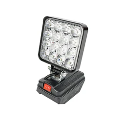 Portable Cordless LED Spotlight for Outdoor Work and Emergency Use