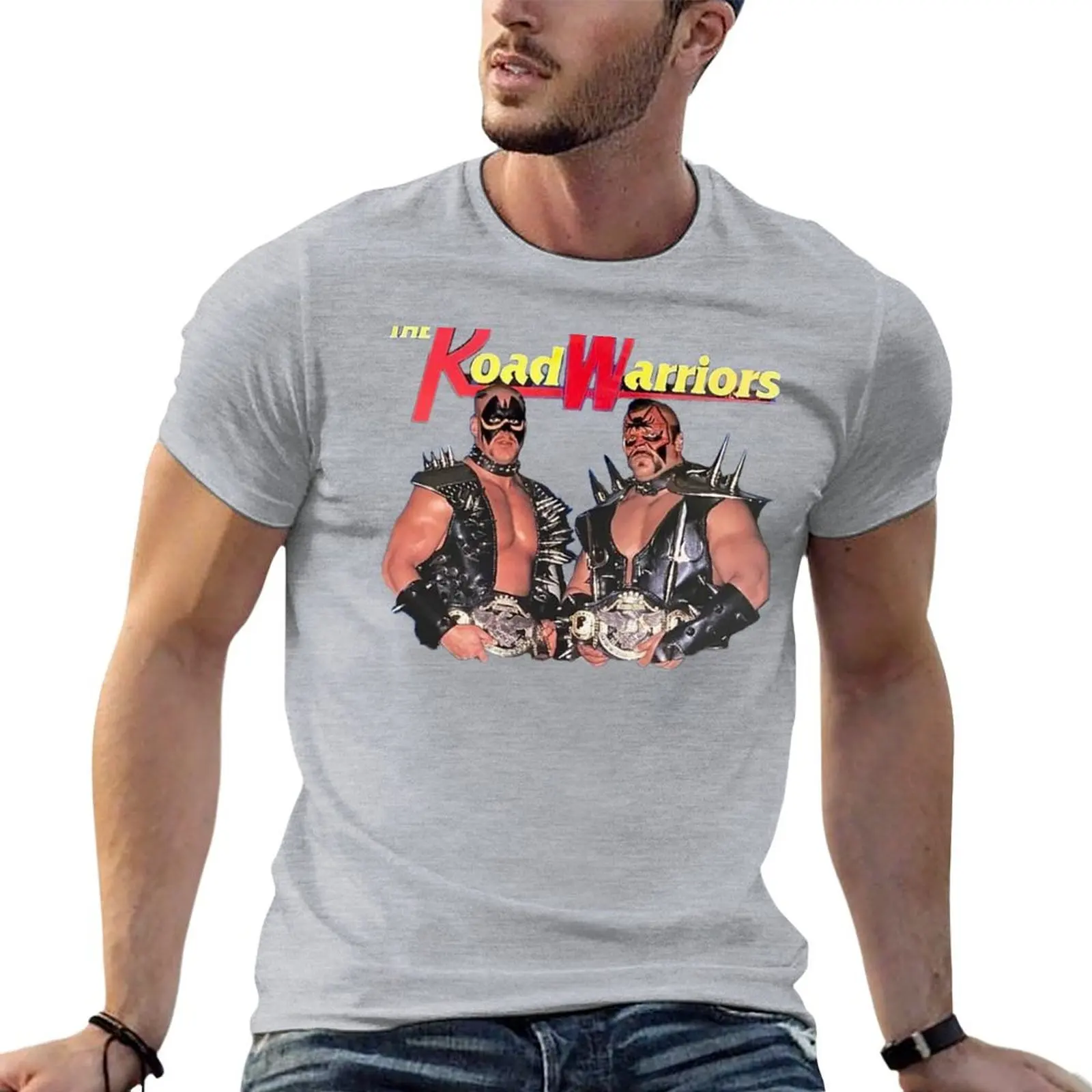 The Road Warriors T-Shirt Plain Manica Corta Tee Mens Champion T-Shirt
