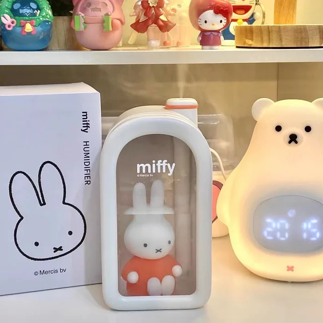 Miffy New 380ML Cool Mist Humidifier For Bedroom Mini Air Humidifier Cute Type C Port Diffuser