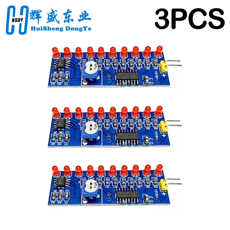 Electronics Learning Kit: Flowing LED Light Module with NE555 & CD4017