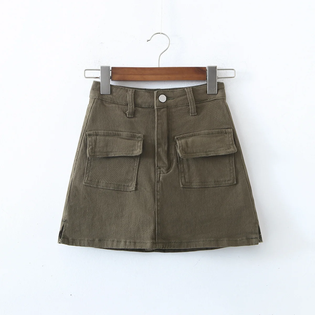 

Юбка-карго женская джинсовая камуфляжная, с шортами