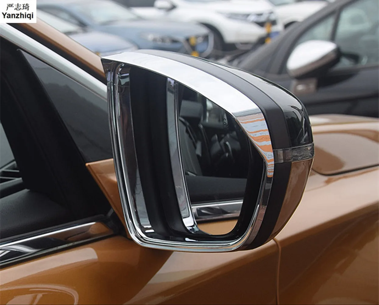 

ABS хром 2 шт/уп зеркало заднего вида дождь экран отражатель экран укрытие автомобильные наклейки для DS 2018 DS7 автомобильные аксессуары