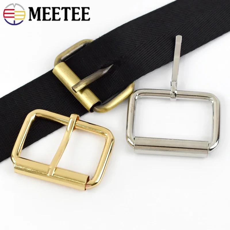 10/20Pcs 13-38mm Metal Pin Buckles Bag Strap Adjust Belt Dog Collar Clasp Chain Rectangle Ring Shoes Leather Hook Accessories