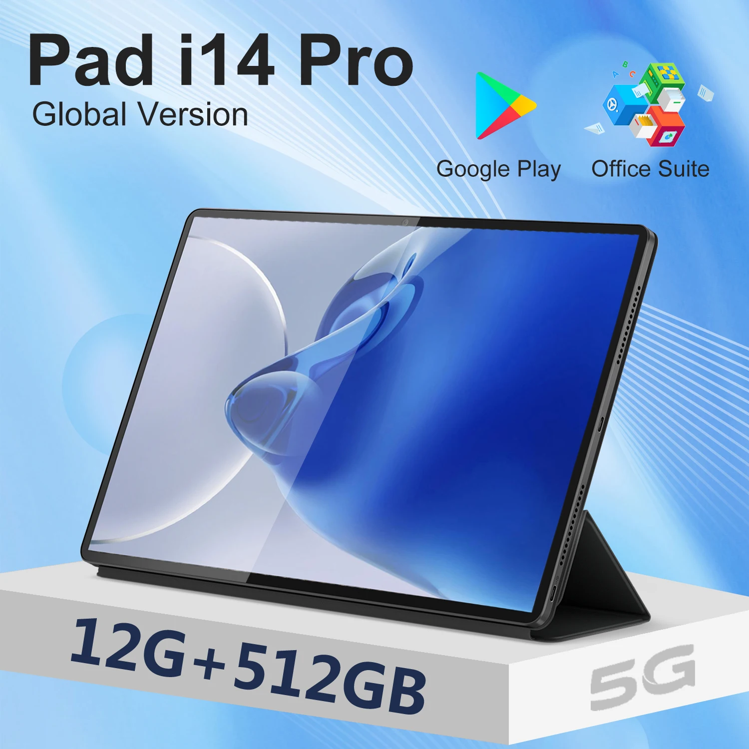 

Планшет i14 Pro на Android 12,0, экран 10,1 дюйма, 12 Гб + 512 Гб