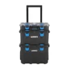 Stack System, Mobile Toolbox for Storage and Organization, 3 Piece Resin Plastic Modular Toolbox System 1