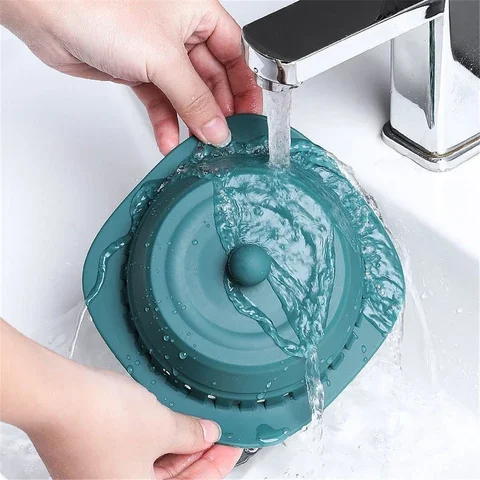 

Cover Drain Floor Strainer Kitchen Sink Filter Shower Hair Catcher Stopper Deodorant Anti-Clogging Bathroom Accessories