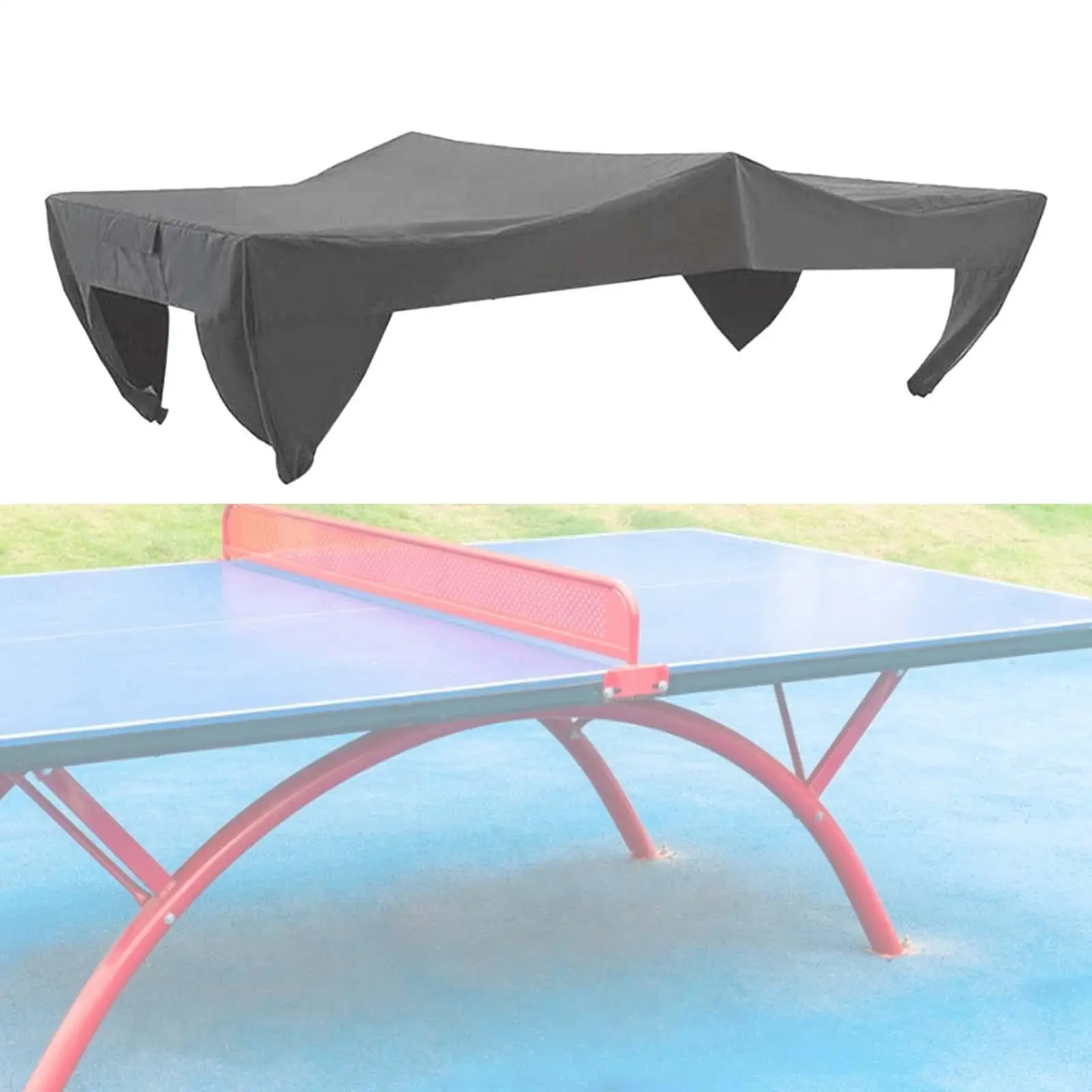 Table Tennis Table Cover Water Resistant Protective Cover for Outdoor Indoor Ping Pong