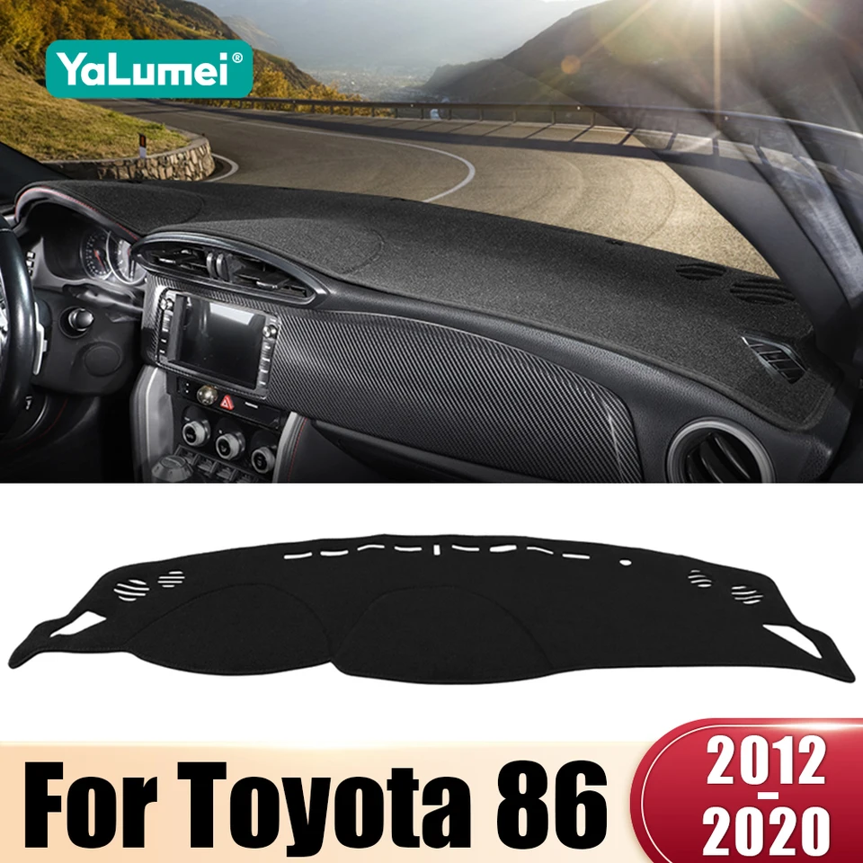 Copertura Cruscotto Per Toyota GT86 / FT86 / Scion FR-S / Subaru BRZ (2012-2019) - Tappetino In Flanella Antiscivolo, Protezione Solare, LHD