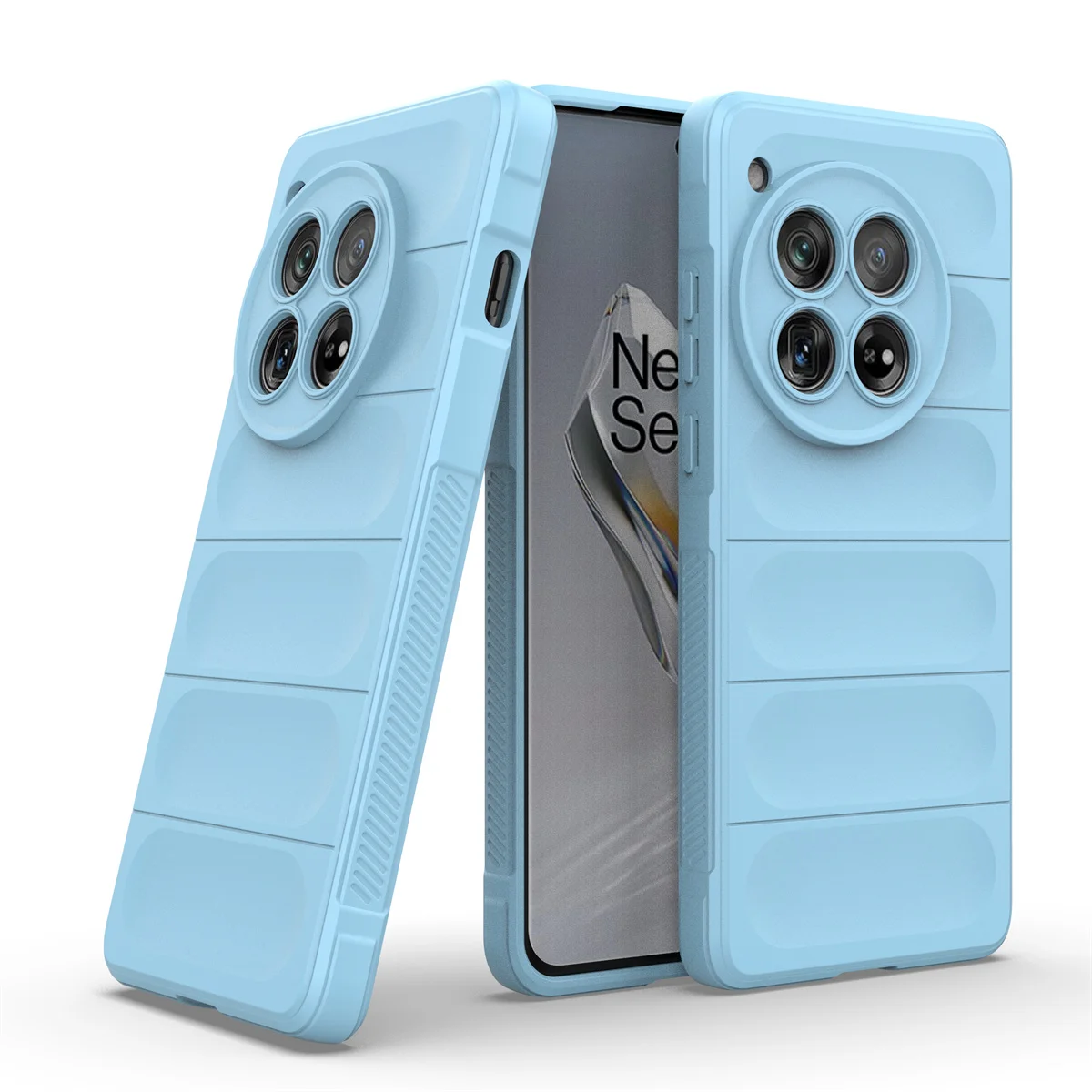 Custodia in silicone rosso morbido con texture 3D per OnePlus 12 10T 11 10R 11R ACE 2 Pro Nord N20SE N30 CE3 Defender Custodia protettiva_voghion.com