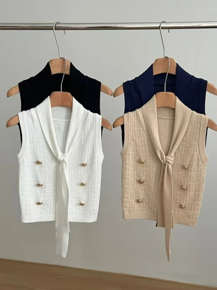 Autumn Knitted Sweater Vest for Women