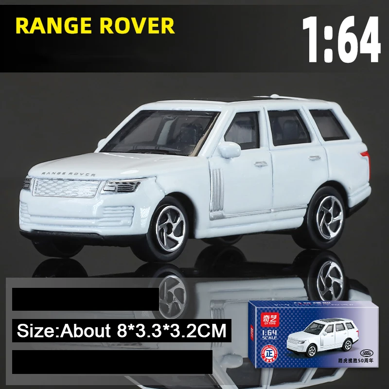 Metal Slide Forward Supercar Toy Collection - Range Rover, Jaguar, and Hustler Cars