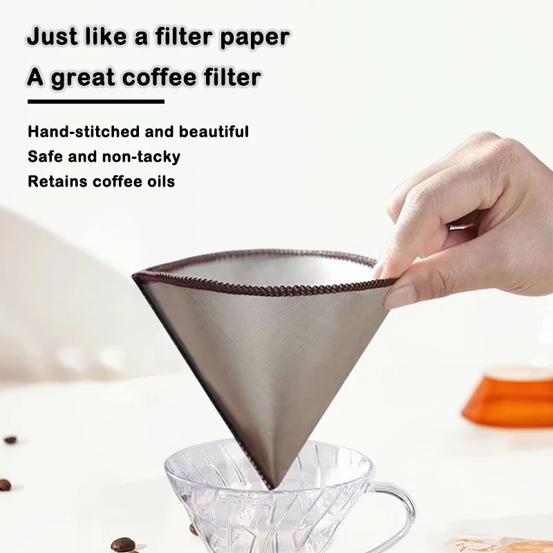 ReusablePouroverCoffeeFilterMeshPaperlessCoffeeFilterStainless