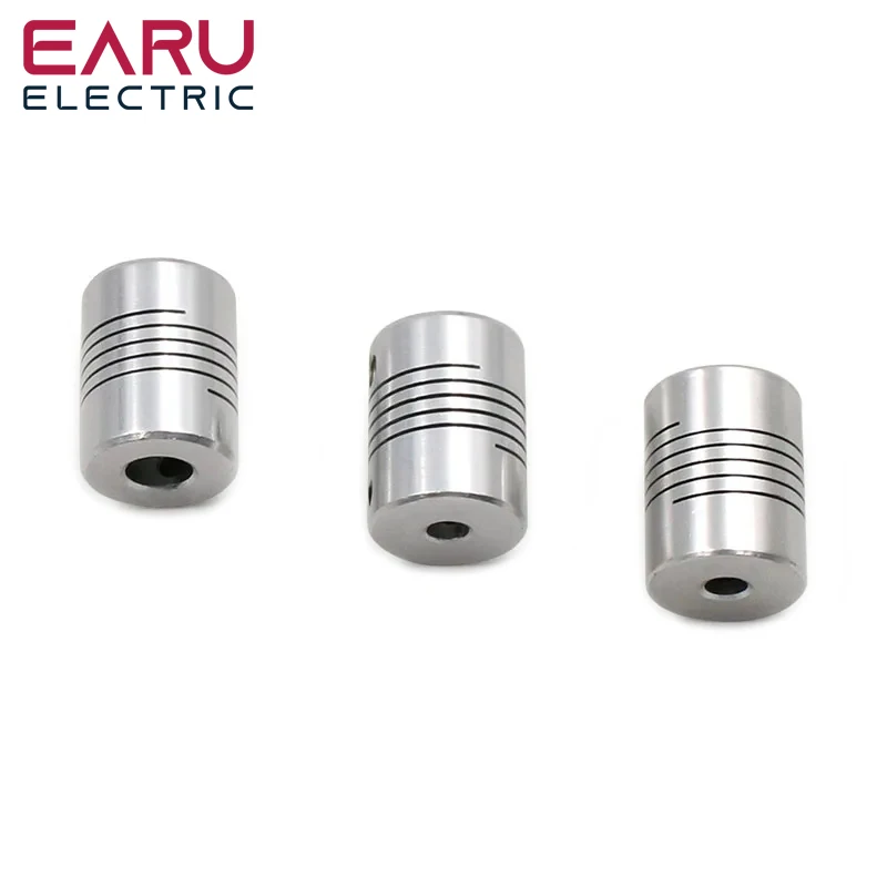 Acoplador de eje de mandíbula de Motor CNC, 5x8mm, 5mm a 8mm, acoplamiento Flexible OD 19x25mm, venta al por mayor, envío directo 3/4/5/6/6, 1 ud. 35/7/8/10mm