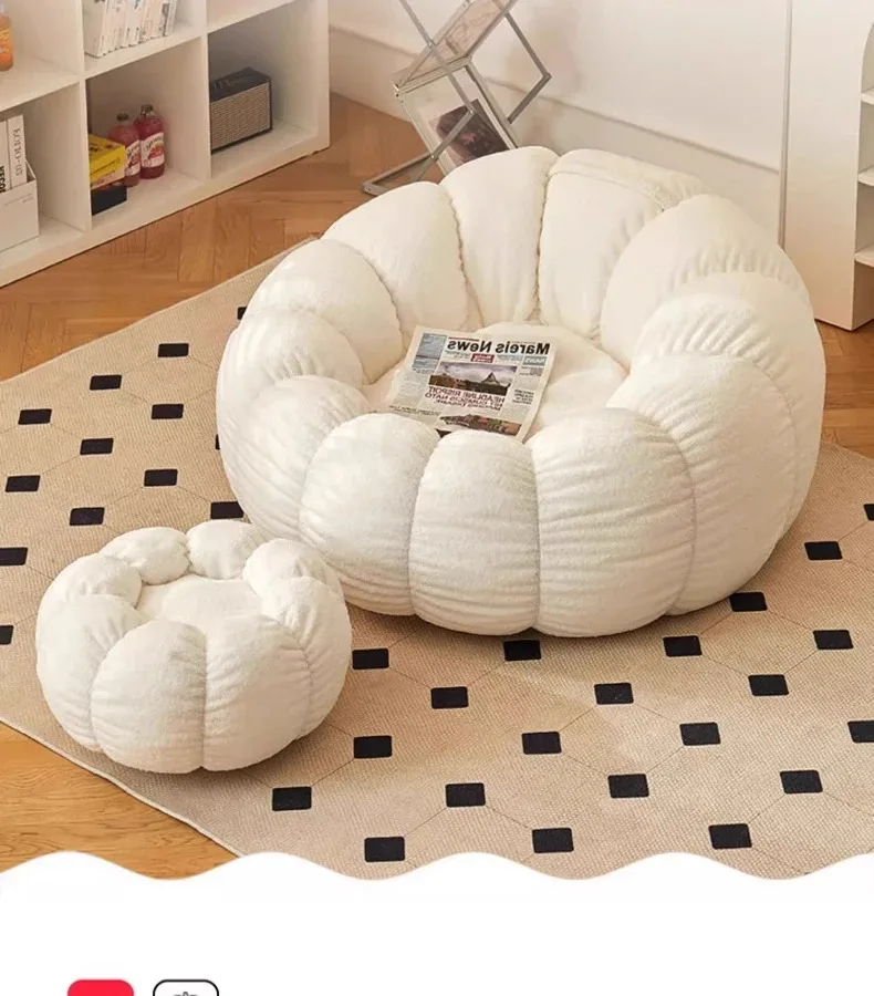 Description Picture 2 of itemBean Bag Sofas Romantic Sofa Fabric Gaming Bed Frameless Bedroom Chair Children's Comfortable Furniture Home Mini Balcony Salon