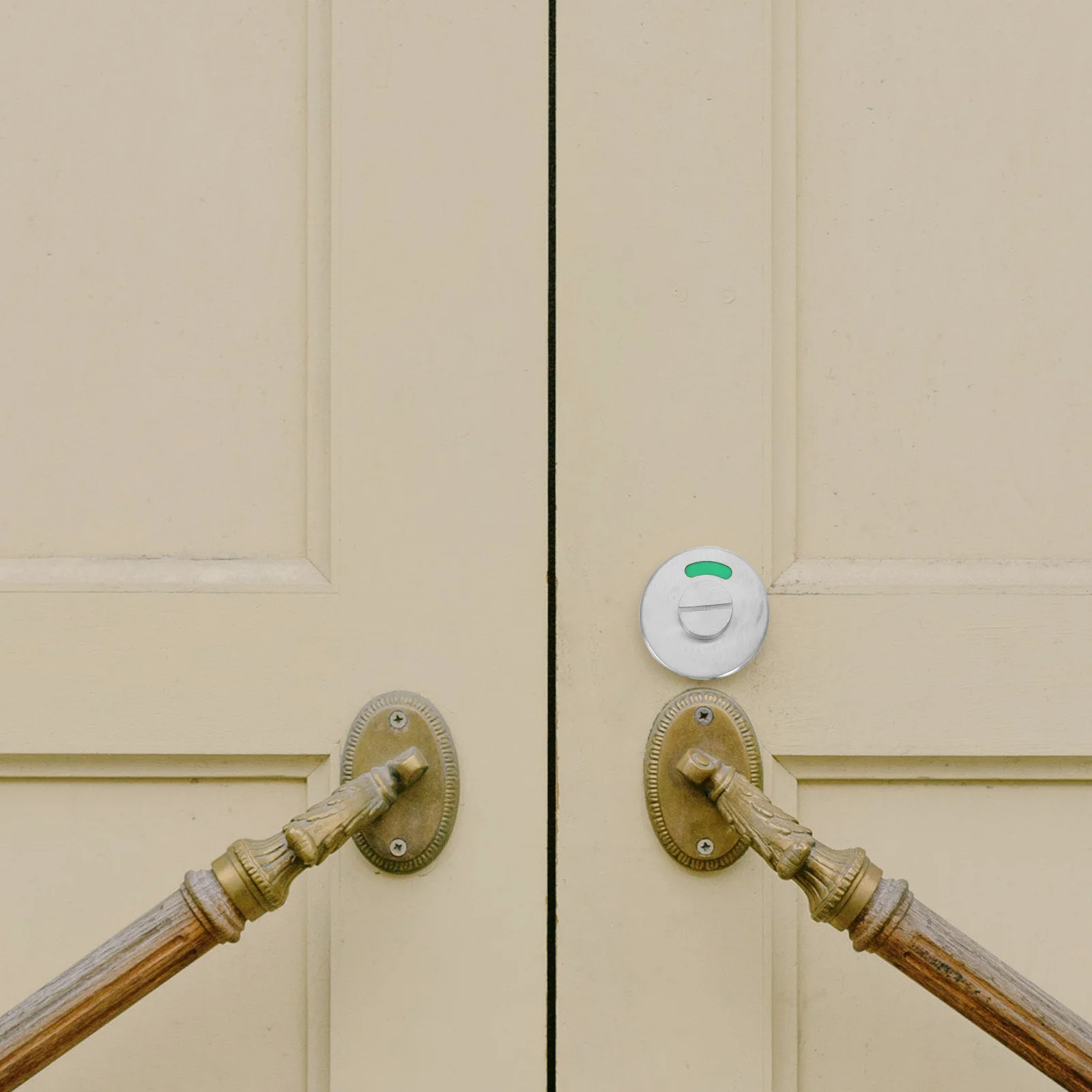 

Red and Green Indicator Lock Commercial Door Handle Occupied Bathroom Locks Sign for Keyless Latch