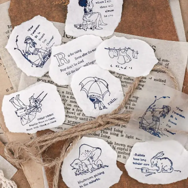 Childhood Story Wooden Stamps Toy Rubber Stamps For Scrapbooking Journals Card Making Stationery Diy Craft Decoration Stamp 5