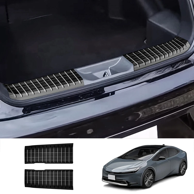 

Автомобильный задний бампер, встроенная задняя защита для багажника, защита от царапин, автомобильные аксессуары для Toyota Prius 60 серии 2022-2023