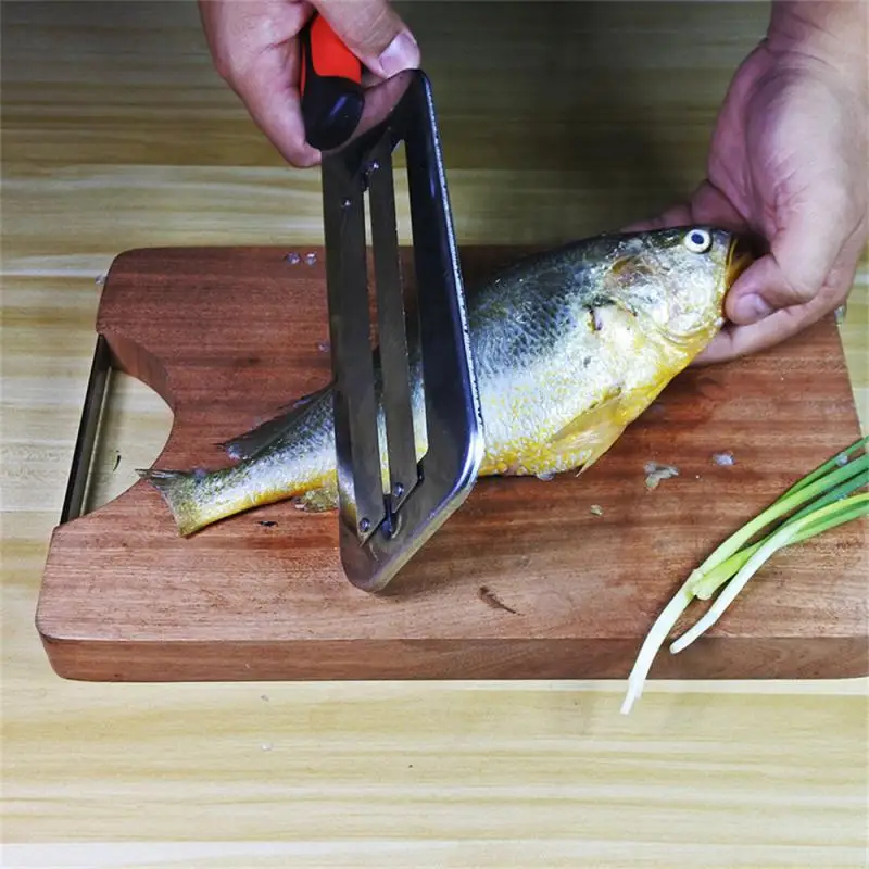 Egetable Slicer Knife Egetable Slicer Knife Double 2 Slice Blade Slicing Kitchen Fish Scale Cleaner Knive Cabbage