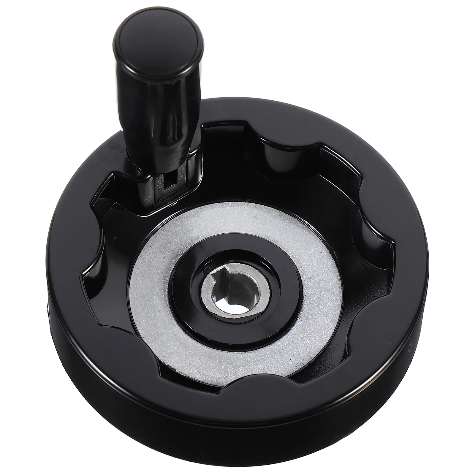 

1pc Professional Hand Wheel Folding Revolving Handle Inside Ripple Wheel