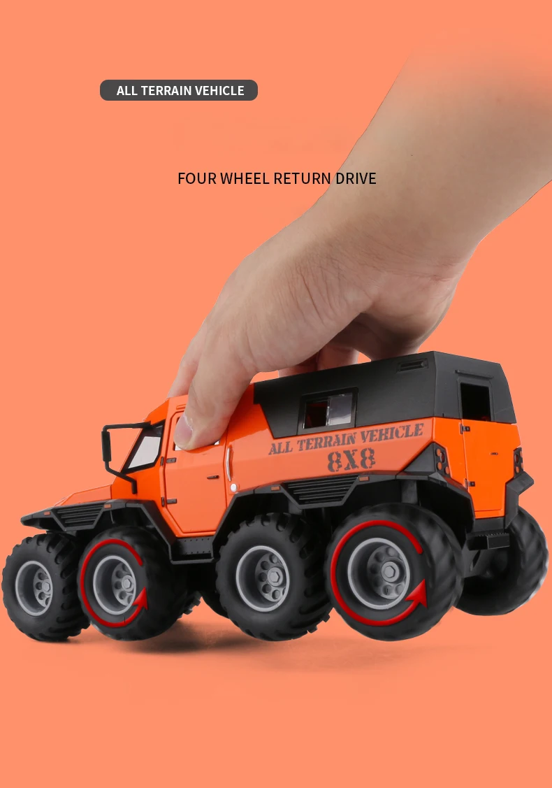 Avtoros Conqueror Shaman 8x8 1:24 Ölçekli Model Araba