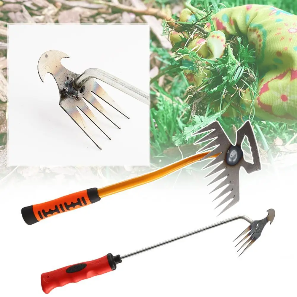 

Weeding Artifact Uprooting Weeding Tool Steel Weed Puller 4/11 Teeth Dual Purpose Weeder Hand Remover Tool For Garden