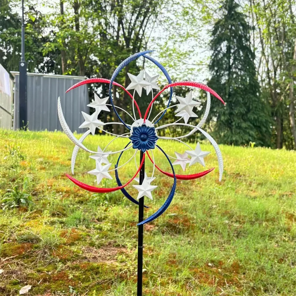 Hilanderos De Viento Solar, Hilanderos De Viento Solar Molino De Viento Solar Multiple Molino De Viento De Jardin Led Eleve Su Experiencia