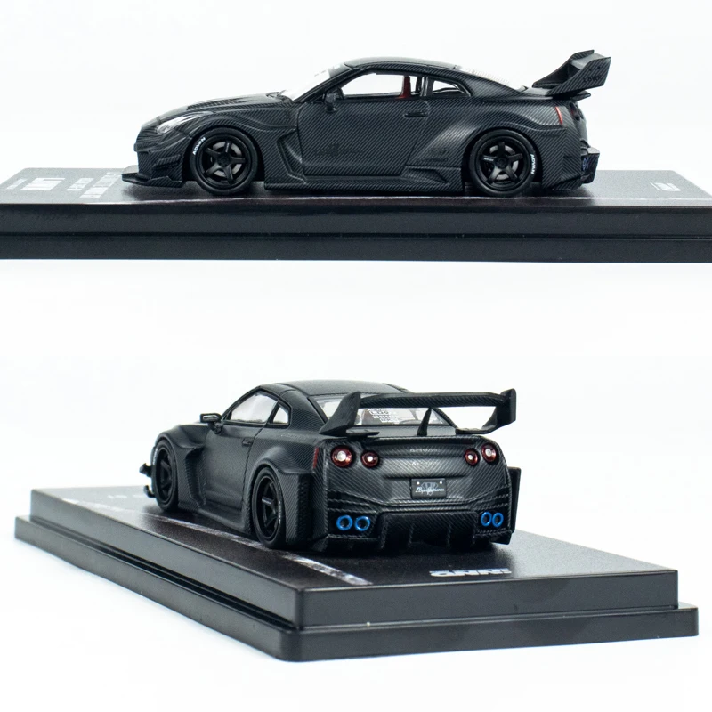 INNO 1:64 Full carbon GTR R35 LBWK SUPER SILHOUETTE 35GT-RR alloy