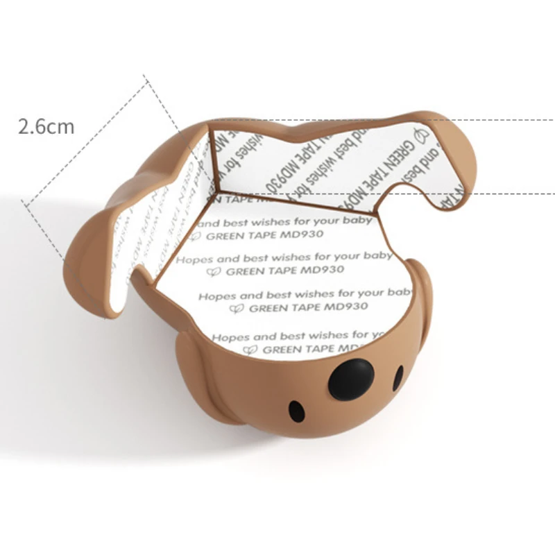 2Pcs Baby Silicone Corner Protectors Table Corners Bear Collision Protectors Children's Collision Safety Protection