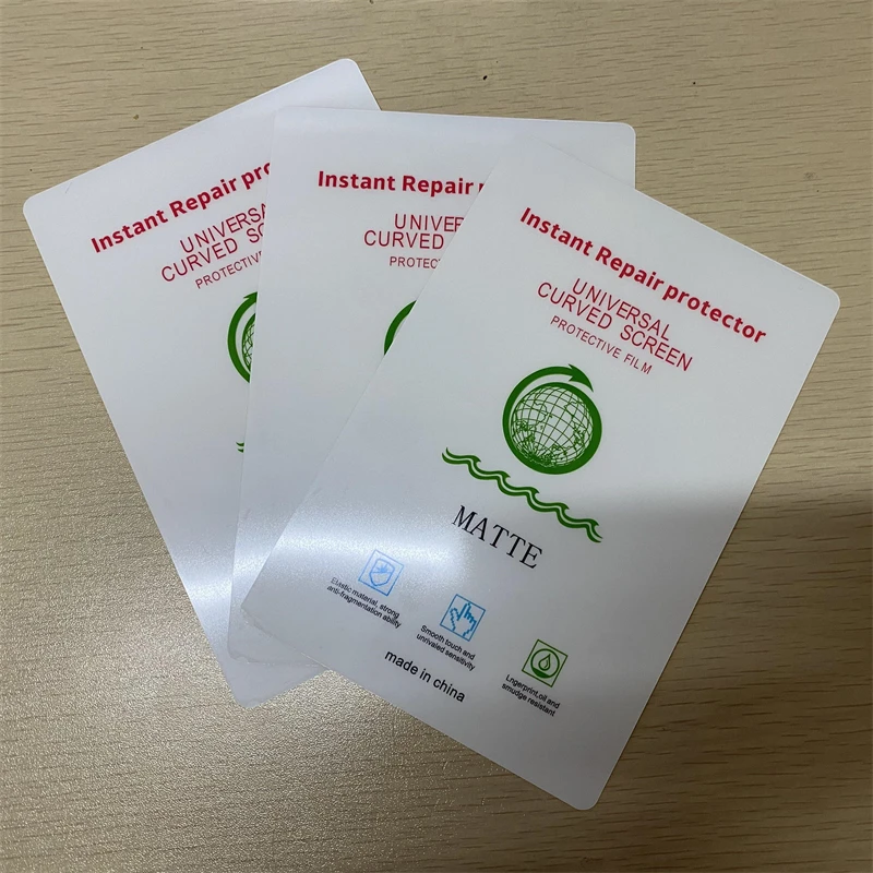 VORMIR 50pcs Anti Scratch Matte Film Mobile Gaming Movies Smartphone Self Repair Hydrogel Sheets for Cutting Machine