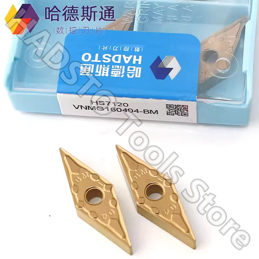 VNMG160404-BM HS7120/VNMG160408-BM HS7120/VNMG160412-BM HS7120 HADSTO CNC carbide inserts Turning inserts For Stainless steel