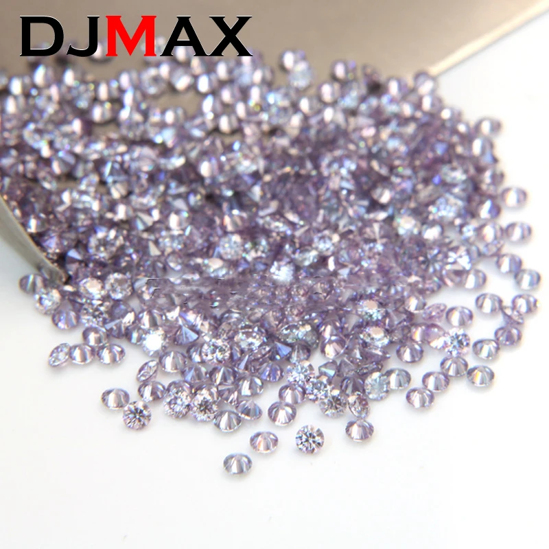 Wholesale 1ct Loose Moissanites Stone Small Size 0.7mm~3.0mm D Color White Black Red Blue Moissanite Diamonds For DIY Jewelry 2