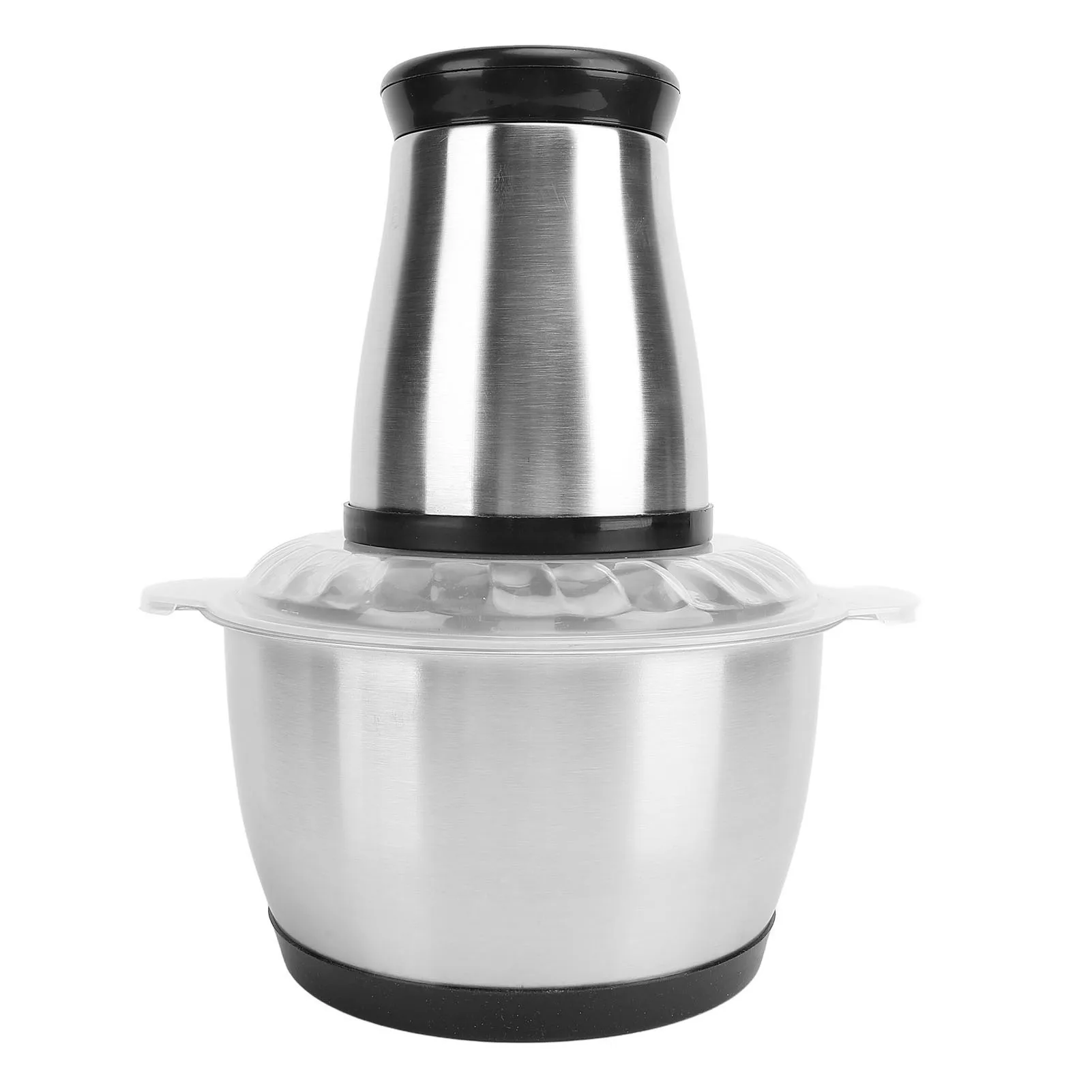Food Chopper Electric Meat Grinder with 2L Stainless Steel Bowl 200W Copper Motor for Kitchen Meat Vegetables Onion Garlic Salad 3