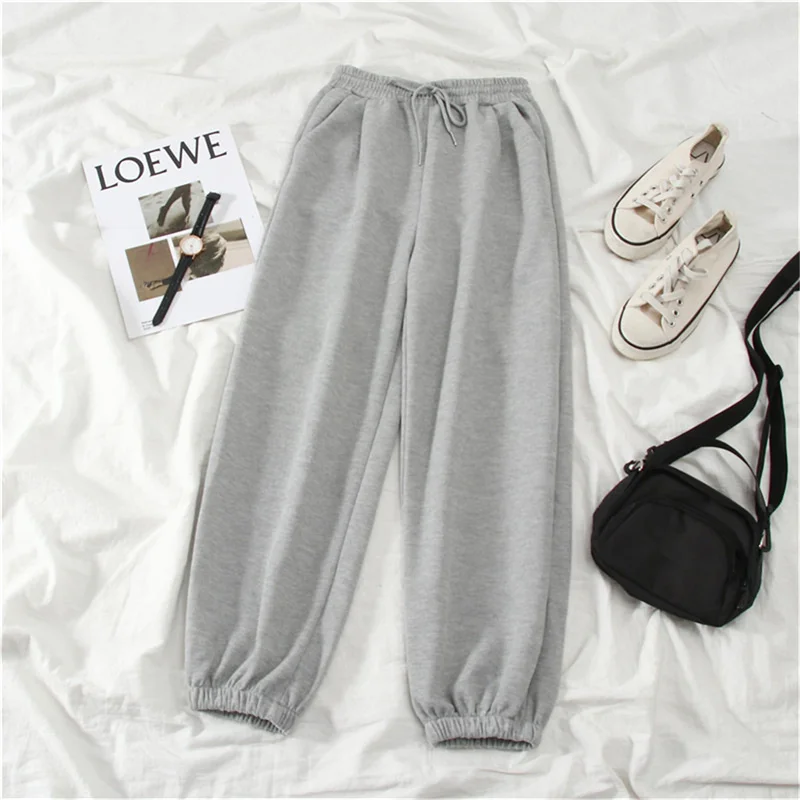 Hot Sales Gray Men Women Sweatpants Autumn New Baggy Fashion Oversize Sports Pants Black Winter Joggers Streetwear Trousers