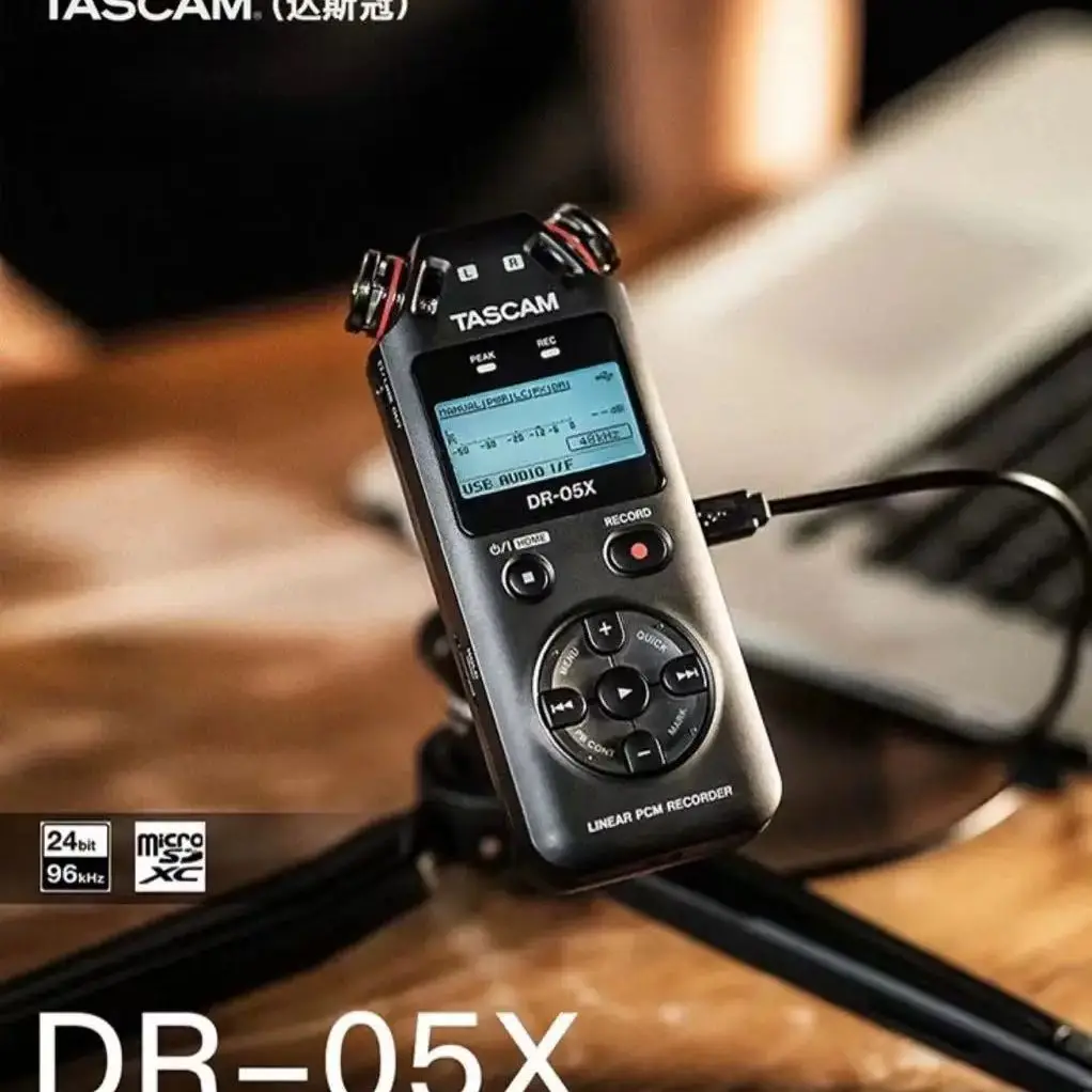 

Original Tascam DR-05X upgraded version DR-05 Professional Voice Recorder Mini USB Digital Recording Pen