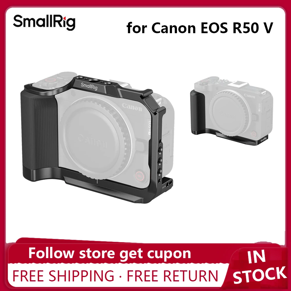 SmallRig Cage L-Shaped Grip Mount Plate for Canon EOS R50 V with ...