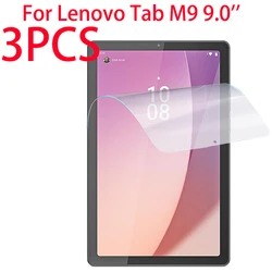 3PCS PET Soft Film Screen Protector For Lenovo Tab M9 9.0 inch TB-310FU TB-310 Protective Film For Lenovo Tab M9