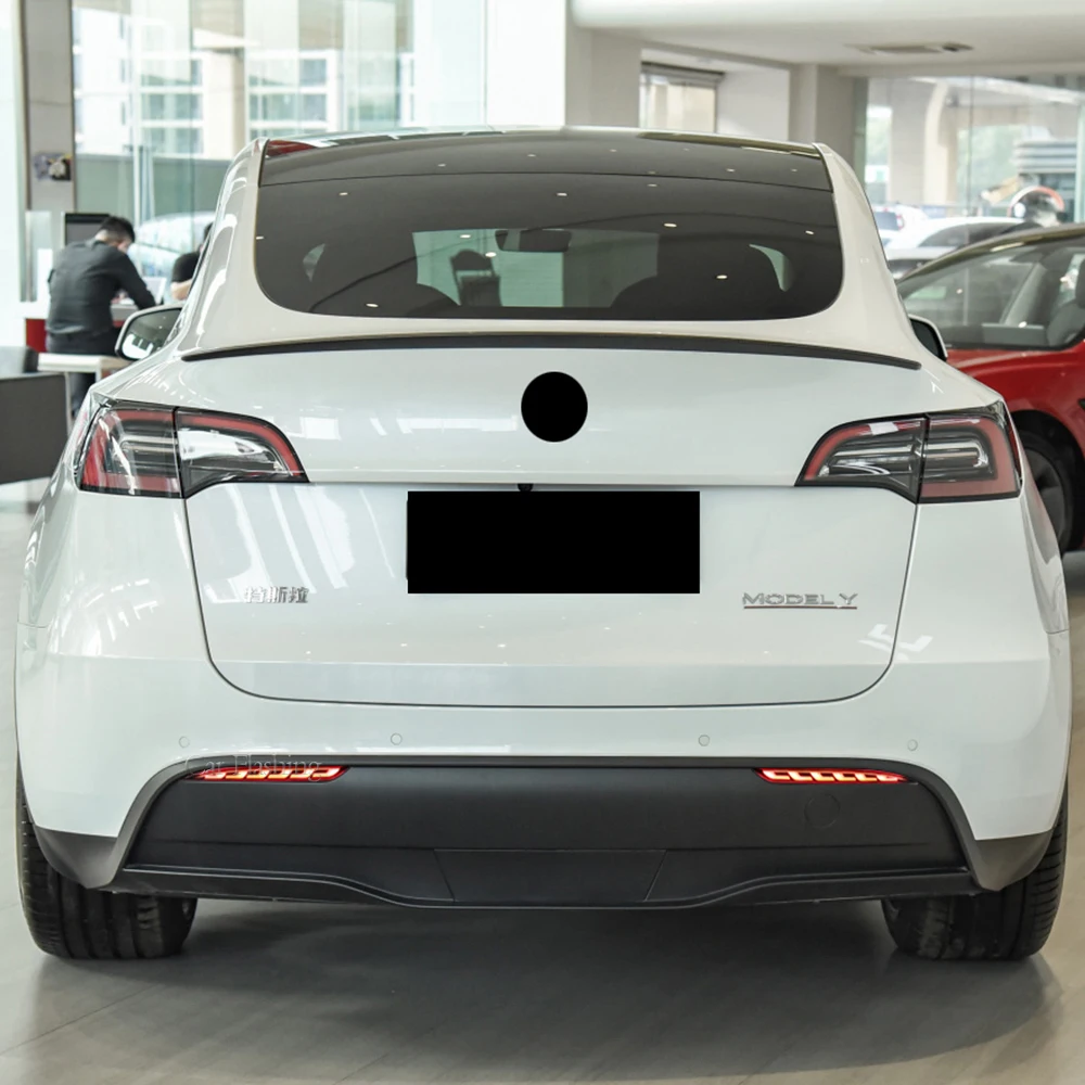 1ペアテスラモデル3 2016-2022モデルy 2019-2022リアフォグランプブレーキライトダイナミックターン信号リフレクターledバンパーライト