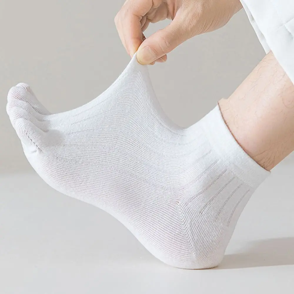 

Хлопковые носки с пятью пальцами, дышащие поглощающие пот короткие мужские спортивные носки, носки без пятки, антифрикционные носки для спорта