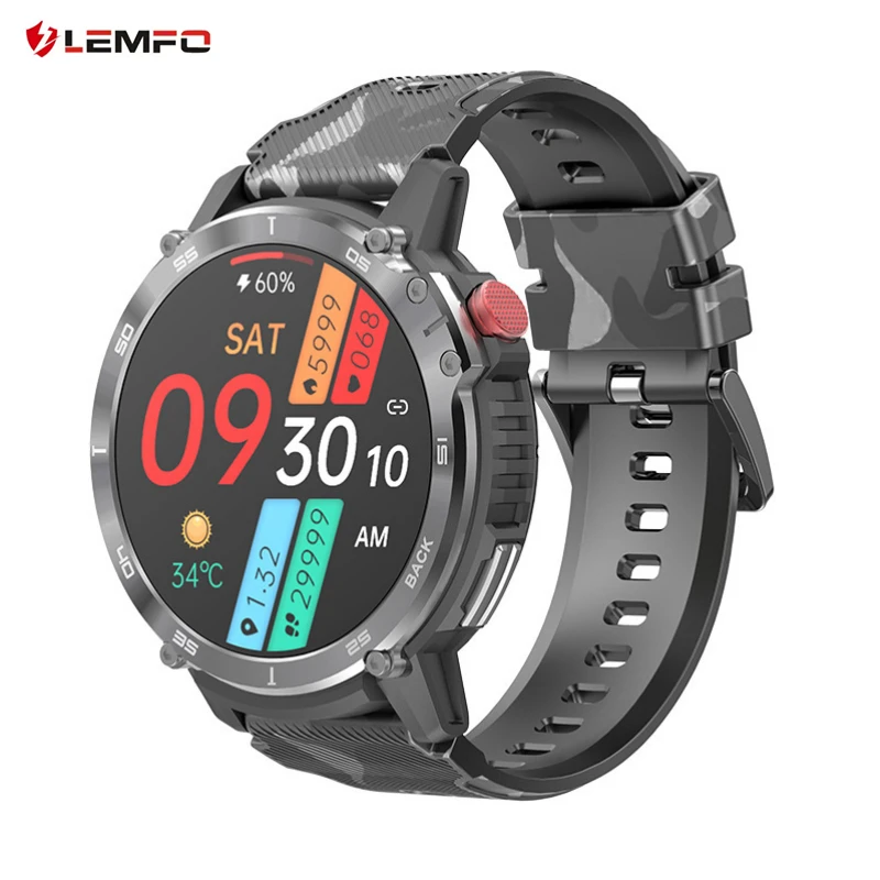 

Smart Watch LEMFO C22 Watch For Men IP68 Waterproof Watches Outdoor Sports Watches Fitness Monitor Smartwatch For Xiaomi Phone