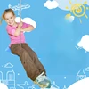 Children's Swing Butterfly Swing Single Outdoor Indoor Hanging Plate Plastic Entertainment Exercise Balance Durable Safety 1