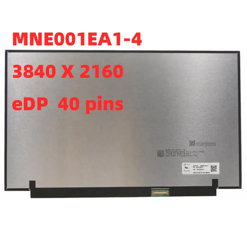 

MNE001EA1-4 fit MNE001EA1-1 14.0" UHD Laptop LCD Display Screen Panel matrix 3840*2160 40pin EDP Fru: 5D10V82379 IPS Non-touch