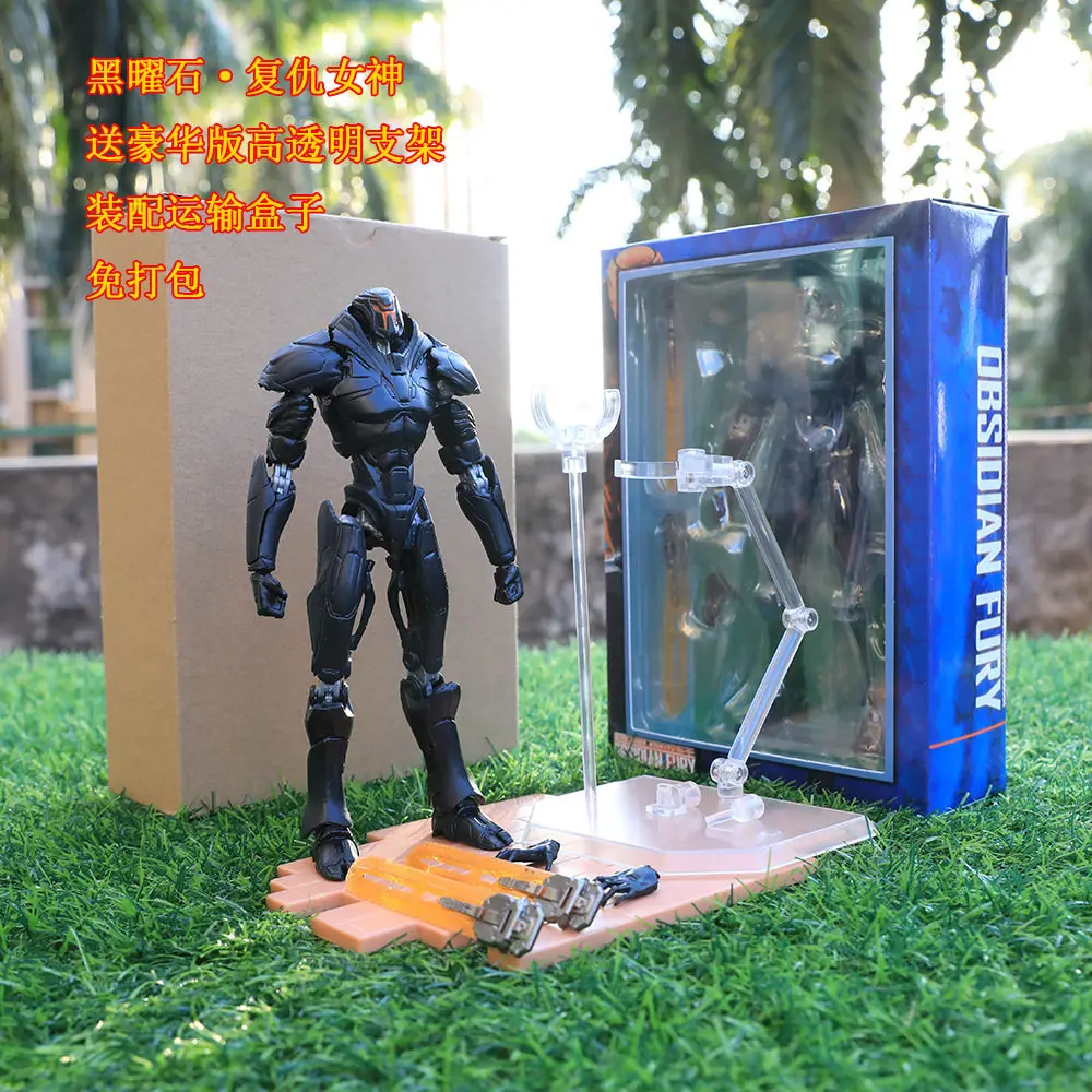 Sci-Fi Mecha Jaeger Gipsy Avenger Obsidian Fury Saber Athena Artikulierte Actionfigur Bewegliche Gelenke Roboter-Modell Spielzeug Geschenke für Jungen – Detail 1