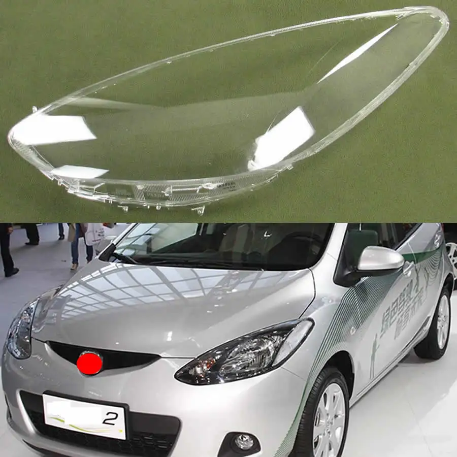For Mazda 2 M2 2008 2009 2010 2011 2012 Front Headlight Cover Lens