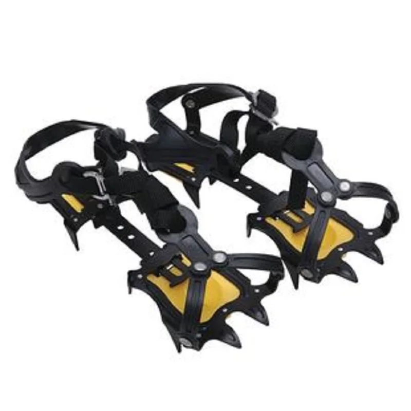 1Pair 10 Studs Anti-Skid Snow Ice Gripper Climbing Shoe Spikes Grips Cleats Overshoes Crampons Spike Shoes Crampon M/L/XL