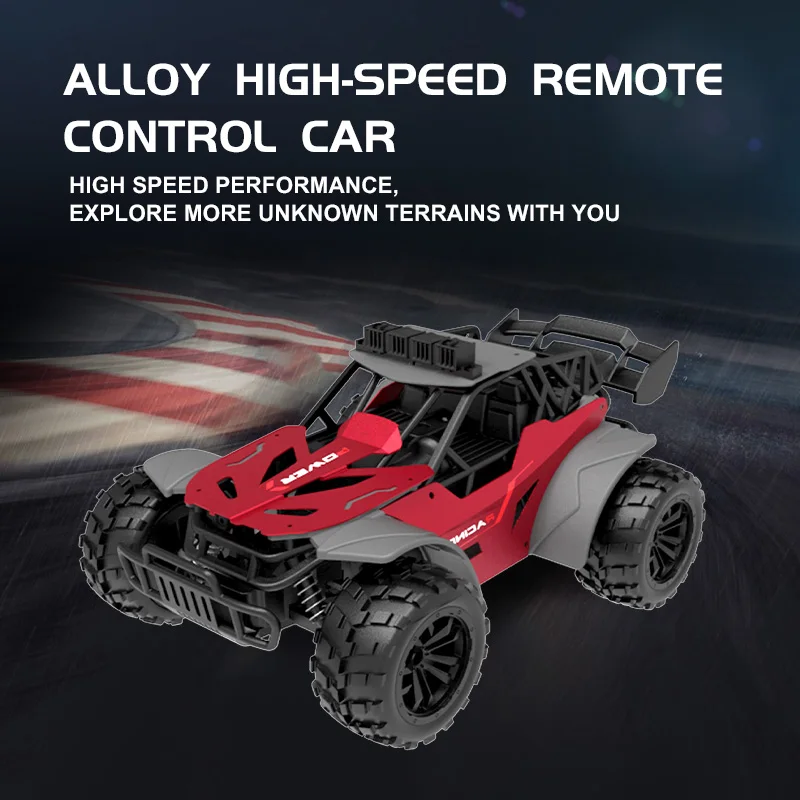 High Speed Remote Control Car Truck with Lights for Kids