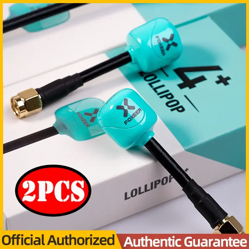 

2PCS Foxeer Lollipop 4 Plus 4+ FPV Antenna 5.8G 2.6Dbi Omni Mini Antenna SMA MMCX UFL RHCP/LHCP For RC FPV Racing Drone