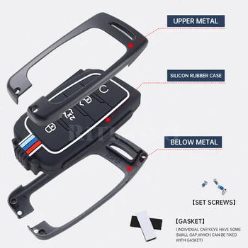 Portachiavi per Changan CS35 Plus custodia portachiavi in lega per auto per Changan CS75 PLUS CS85 coupé CS95 Set di accessori per tappi remoti - Portachiavi per Changan CS35 Plus custodia portachiavi in lega per auto per Changan CS75 PLUS