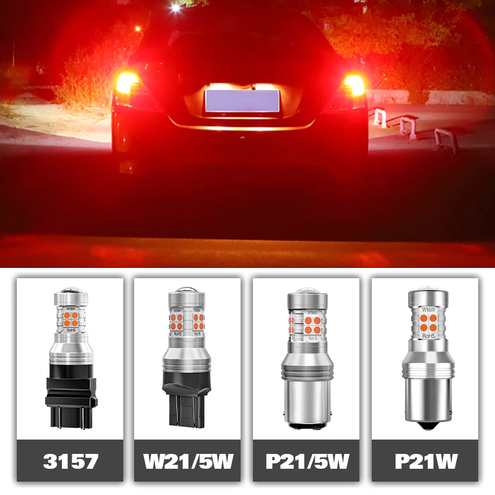 Canbus LED 브레이크 라이트 램프 액세서리, 푸조 408 2010-2016 2011 2012 2013 2014 2015, 2 개